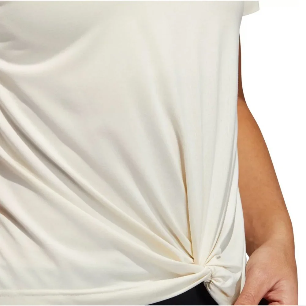 adidas Women's Knotted T-Shirt Small - Picture 5 of 5
